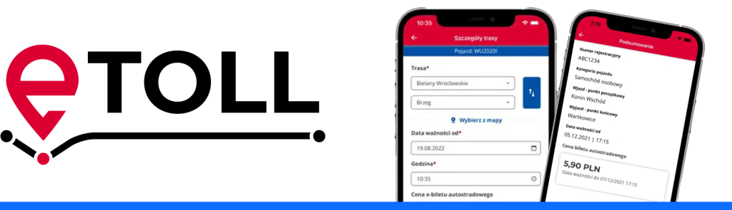 Autostrady w Polsce - darmowa aplikacja e-TOLL do opłat za użytkowanie dróg ekspresowych i autostrad