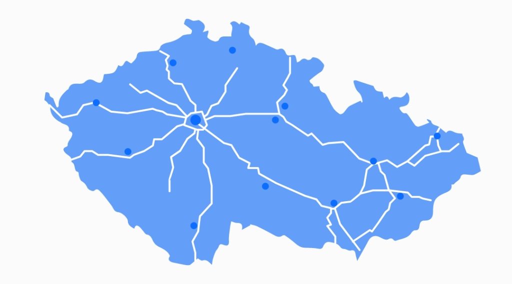 myto cz na płatnym odcinku autostrady - mapa