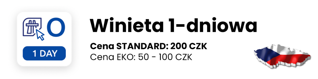 Czechy winieta 1-dniowa