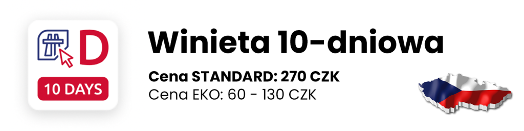 Czechy winieta 10-dniowa