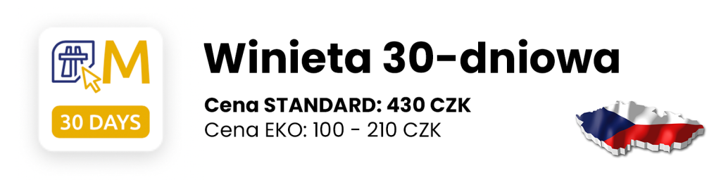 Czechy winieta 30-dniowa