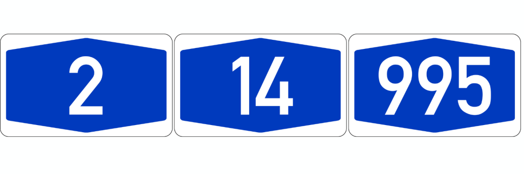 autobahn numbering system