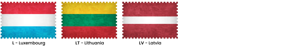 Country codes in the digital tachograph - letter L
