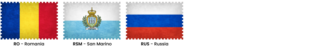 Country codes in the digital tachograph - letter R