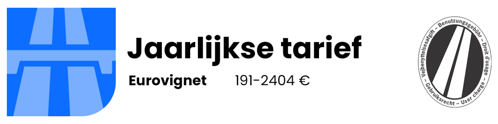 Eurovignet - jaartarief
